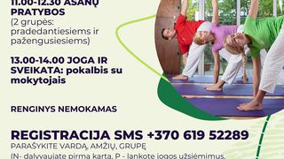 Kviečiame 2026 m. kovo 28 d. į renginį „Jogos diena Visagine“!