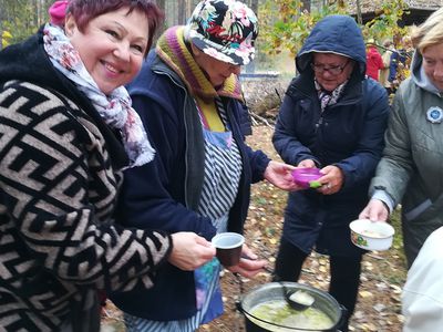 Висагинцы отметили День строителей и День пожилых людей (фотогалерея) - В Висагинасе