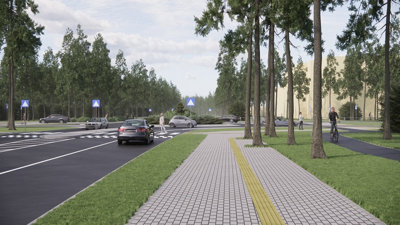 Опубликован план реконструкции улицы Космосо - В Висагинасе