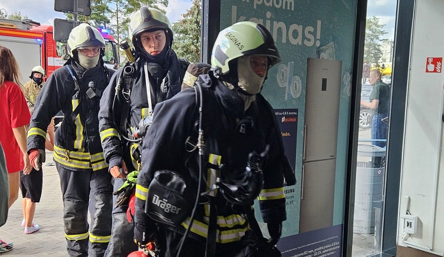 Был ли пожар в ТЦ «Домино»? - В Висагинасе