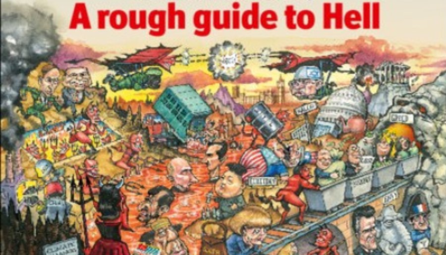 The Economist отправил Путина в ад  - В Мире