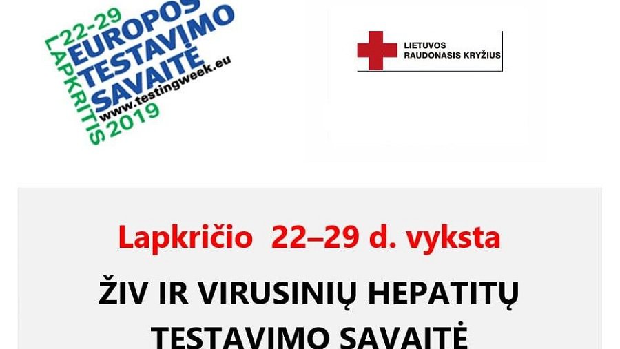 Неделя тестирования на ВИЧ-инфекцию и гепатиты - В Висагинасе