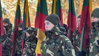 16 февраля в Висагинасе. День восстановления Литовского государства. (видео)