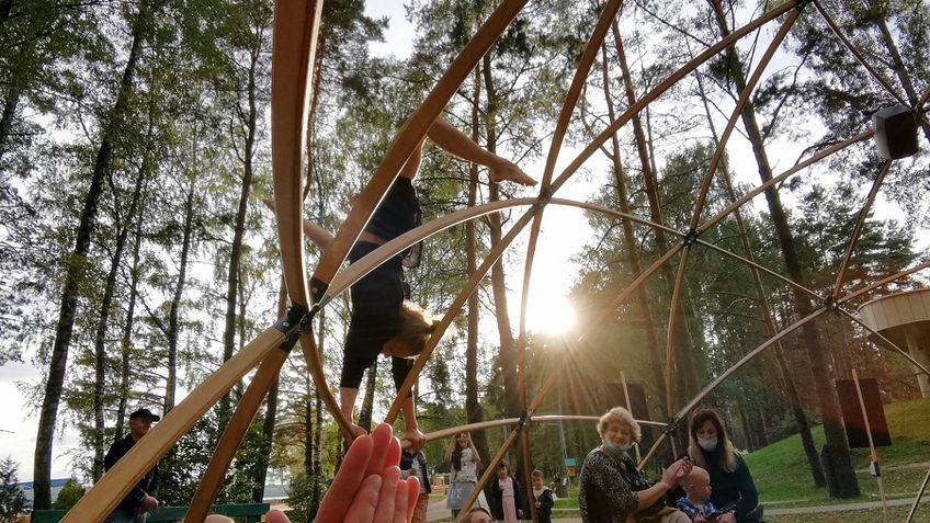 Cirko festivalis užsiminė apie akrobatinio Visagino būsimus pokyčius