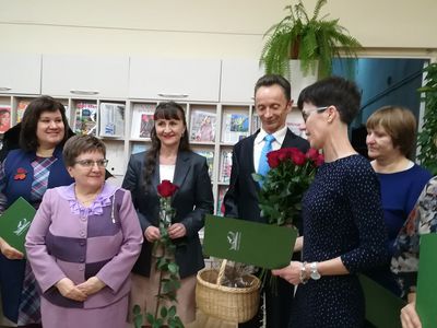 Люди никогда не будут жить без книг. Висагинской библиотеке - 40 лет - В Висагинасе