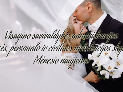 Статистика загса за май - В Висагинасе