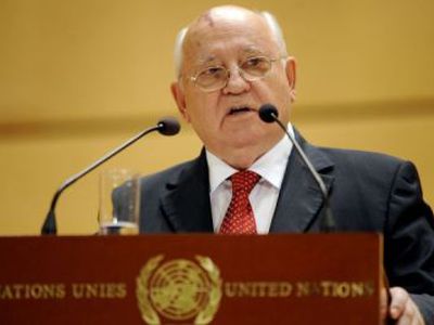 M. Gorbačiovas: Kremlius uždraudė mano partiją - Pasaulyje