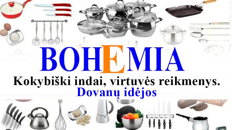 Mėnesio pasiūlymai parduotuvėje BOHEMIA - Reklama