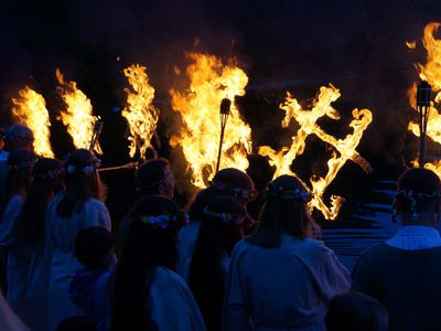 Висагинас празднует Йонинес (Фотогалерея) - В Висагинасе