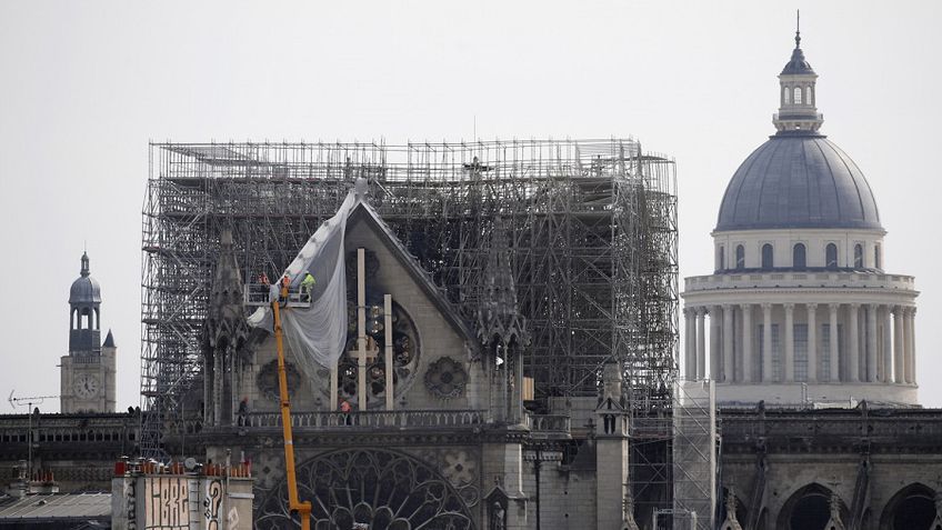Vyriausiasis architektas: Paryžiaus Dievo Motinos katedra dar nėra visiškai išgelbėta