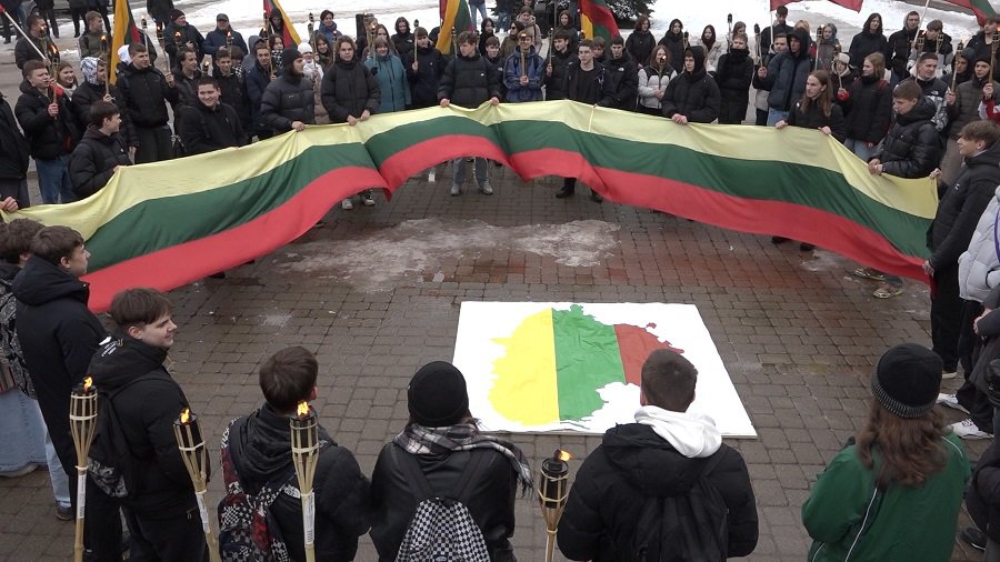 Канун 16 Февраля был отмечен в Висагинасе множеством ярких и оригинальных мероприятий (видео) - В Висагинасе