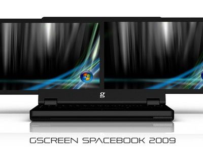 Spacebook – ноутбук с двумя дисплеями от компании gScreen - IT новости