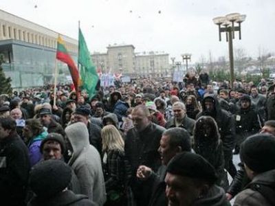 Profsąjungoms leista surengti mitingą 
                  - Lietuva ir Baltijos šalys