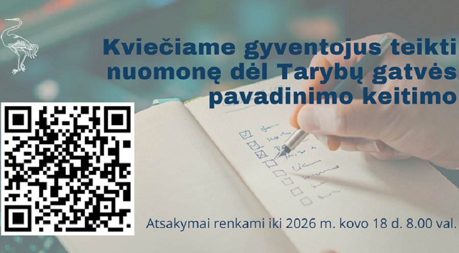 Самоуправление ждет от жителей предложений о переименовании улицы Tarybų - В Висагинасе
