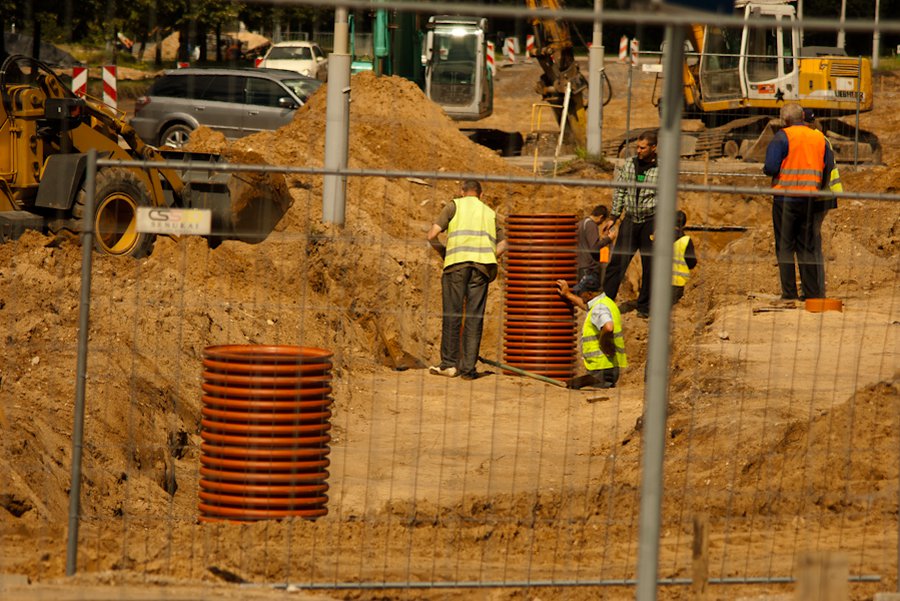 Лето в городе — время строить и ремонтировать - В Висагинасе