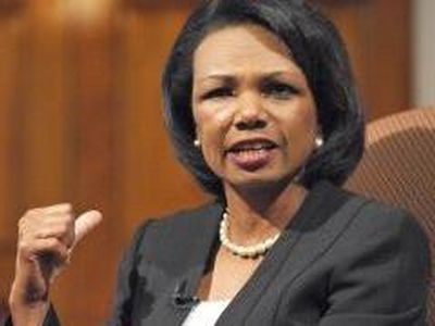 Вопрос о пытках задал Кондолизе Райс четвероклассник. Его родители приехали из России - В Мире