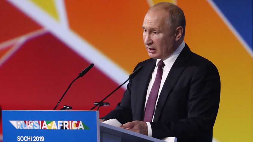 V. Putinas: Rusija siekia per penkmetį padvigubinti prekybos su Afrika apimtis