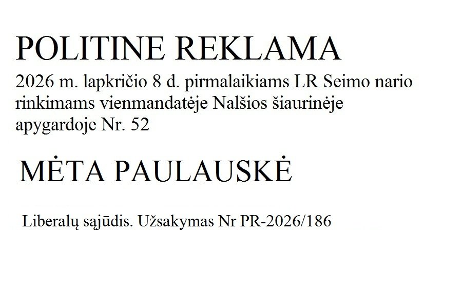 Liberalų sąjūdis PR-2026-186 - None