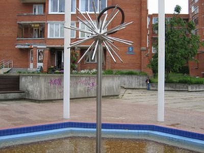 Дела у нашего фонтана -«не фонтан»

 - В Висагинасе