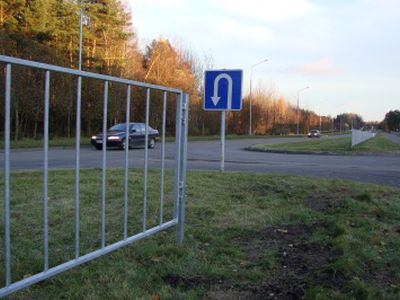 Неудачный разворот - В Висагинасе