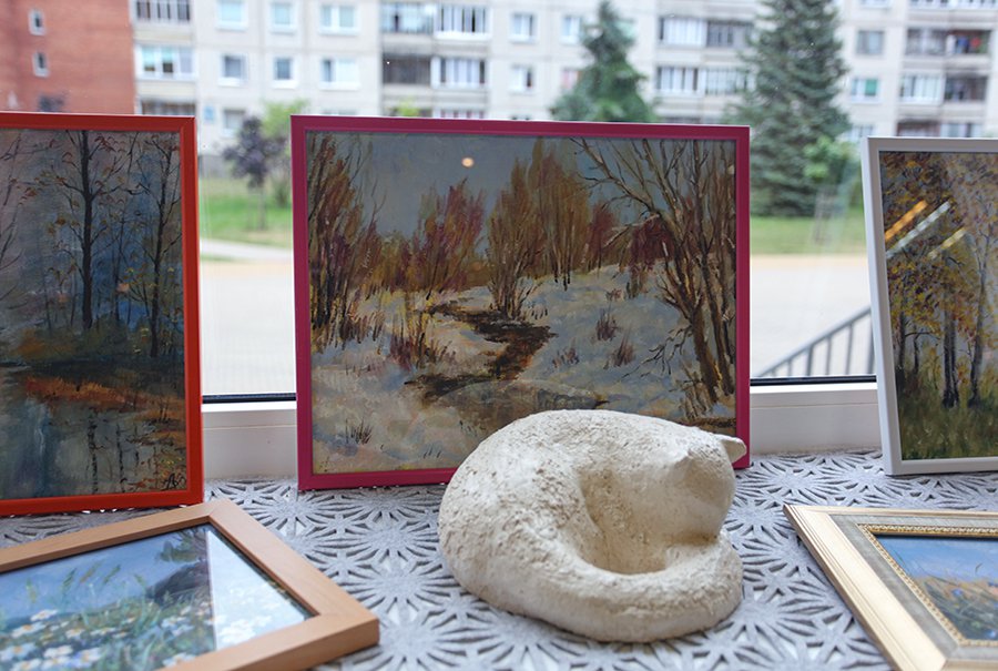 «Созвучье красок плавя на холсте…» (фотогалерея) - В Висагинасе