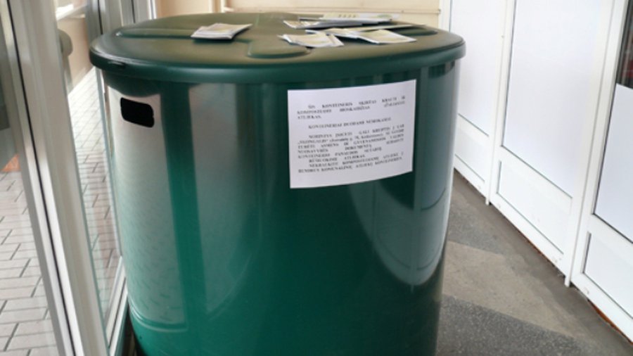 Зеленым отходам в висагинских садовых обществах – новые контейнеры - В Висагинасе