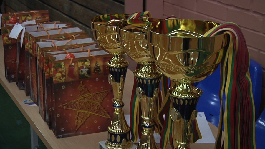 Финал международного новогоднего турнира по баскетболу - В Висагинасе