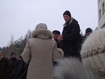 Стихийный митинг состоялся - В Висагинасе