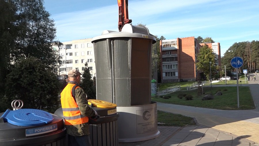 Увеличится ли пошлина на мусор после введения обязательной сортировки пищевых отходов? (видео) - В Висагинасе