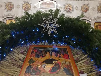 С Рождеством Христовым! Поздравление отца Иосифа - В Висагинасе