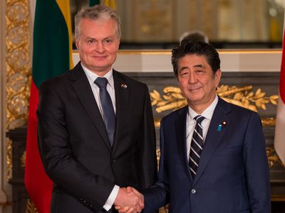 На встрече с С.Абэ Г.Науседа информировал об угрозах Островецкой АЭС - В Мире