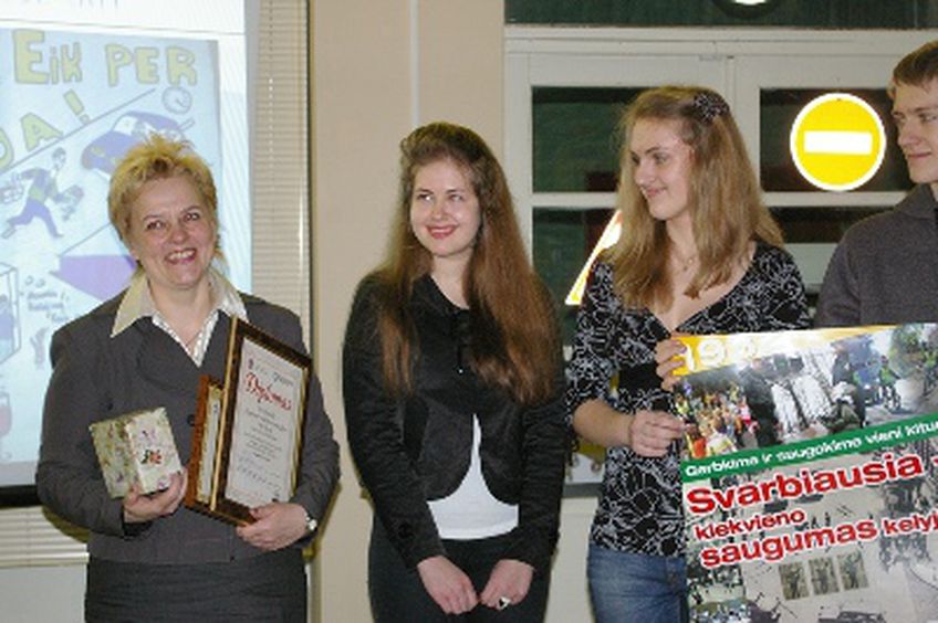 Konkurse „Saugiausia klasė 2012“ dalyvauja 25 klasės