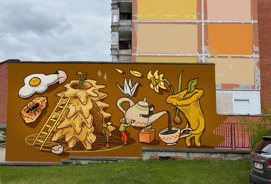 В Висагинасе на стенах трех домов могут появиться муралы Марии Тюриной - В Висагинасе