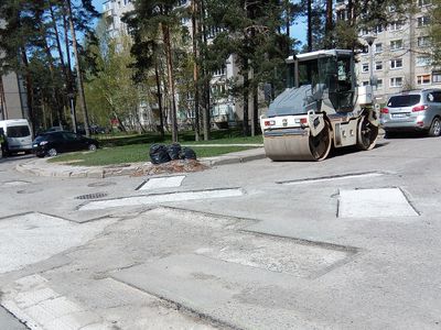 Ямочный ремонт должен закончиться на этой неделе - В Висагинасе