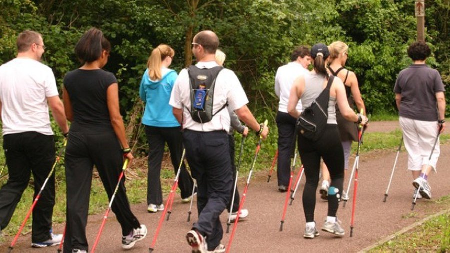 Уроки нордической ходьбы в Висагинасе - В Висагинасе