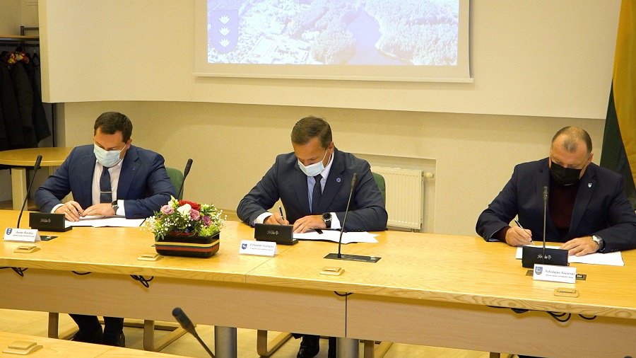 Мэры Висагинаса, Зарасай и Игналины распределили сферы деятельности в функциональной зоне - В Висагинасе