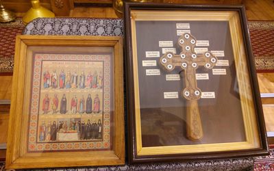 Принесение креста-мощевика в Висагинас - Мир православия