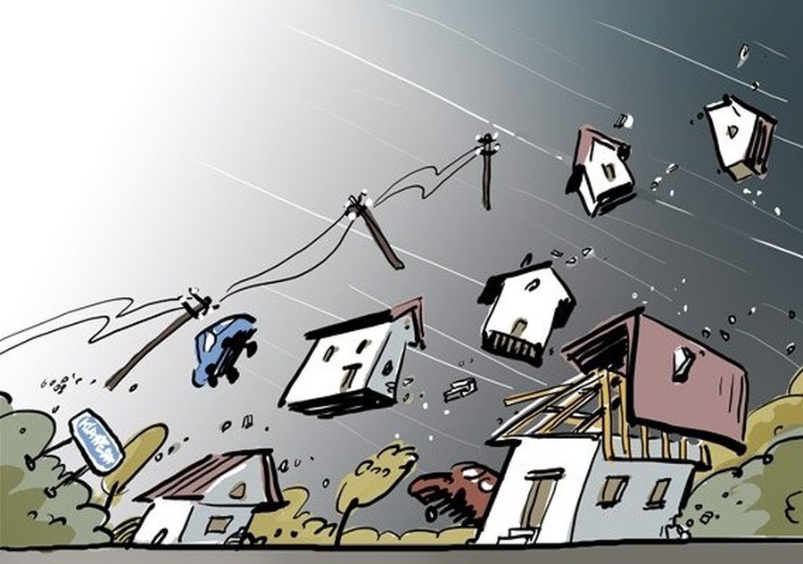 У польско-литовской границы прогнозируют ураганный ветер - Литва и страны Балтии