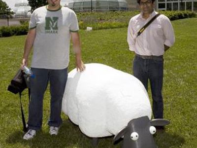 Робот-овца с GPS-приемником - Наука и здоровье