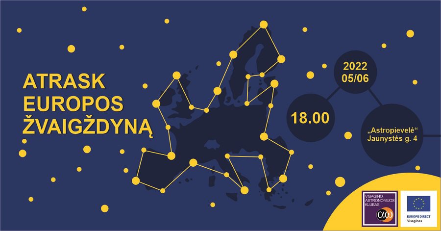 Kviečiame švęsti Europos dieną Visagine! - Visagine