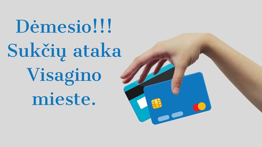 В Висагинасе всплеск мошеннических атак - В Висагинасе