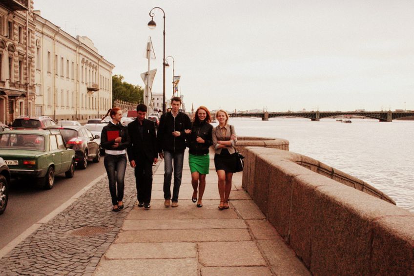 Санкт-Петербург очаровал молодых российских соотечественников