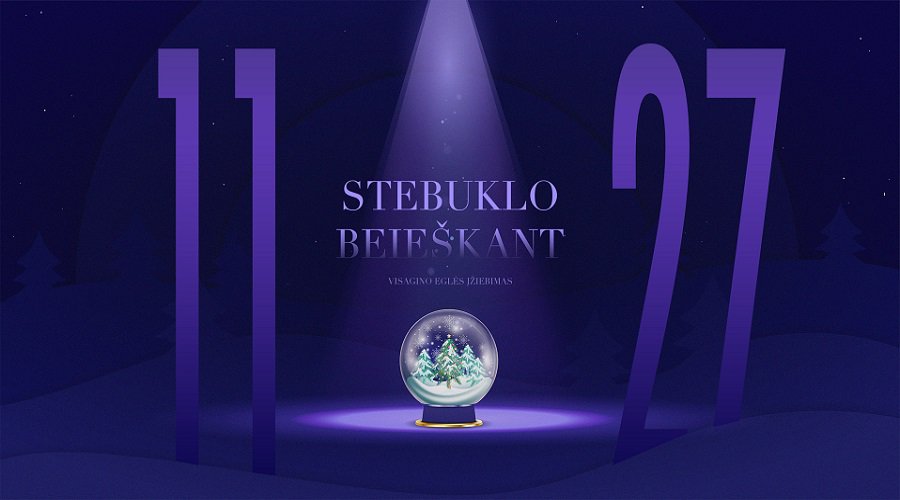 Stebuklo beieškant: Kalėdų eglės įžiebimo maršrutas - Visagine