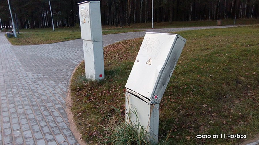 Будут ли заменены покореженные электрощиты на пляже? - В Висагинасе