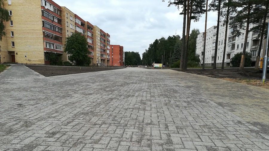 Ул. Висагино: утвержденный А. Милько проект 2010 года не был воплощен в жизнь - В Висагинасе