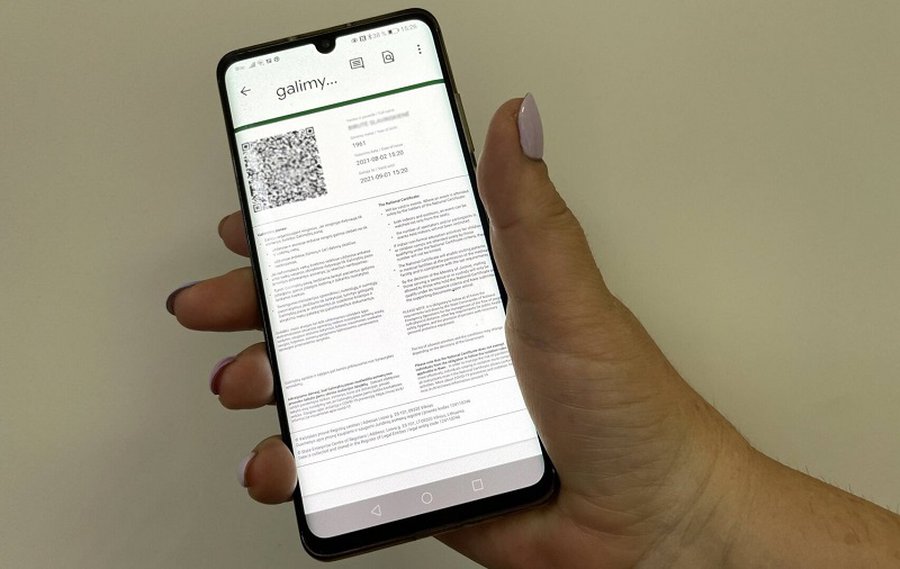 И. Шимоните: если темпы вакцинации останутся высокими, правительство сможет отменить требование Паспорта возможностей - Литва и страны Балтии