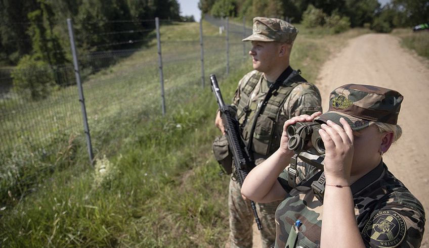 На границе с Белоруссией третьи сутки подряд не задержано незаконных мигрантов