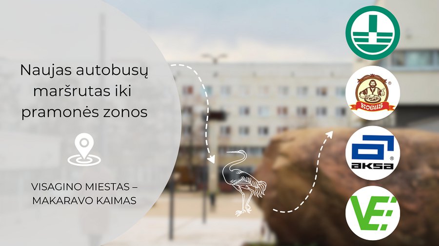 Открыт регулярный автобусный маршрут в промышленную зону (Висагинас  – дер. Макараво) - В Висагинасе