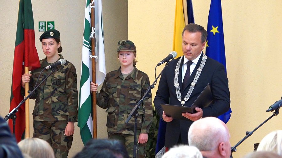 Торжественное заседание Висагинского совета в День города (видео) - В Висагинасе