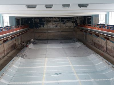 Ремонт бассейна будет завершен к концу сентября - В Висагинасе